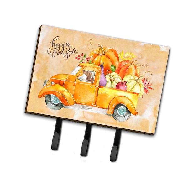 Carolines Treasures Fall Harvest Red Dachshund Leash or Key Holder CK2677TH68 - main